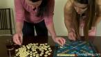 Competition with two girls