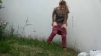 Pissing scene
