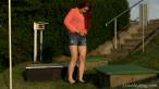 Pissing scene