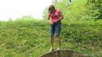 Pissing scene