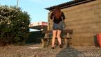 Pissing scene