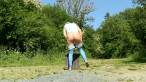 Pissing scene
