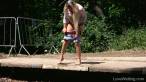 Pissing scene