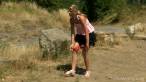 Pissing scene