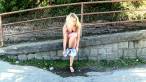 Pissing scene