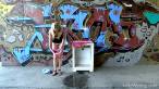 Pissing scene