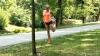 Jogging blonde