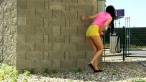 Pissing scene