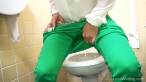 Dirty toilet seat