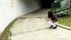 Pissing scene