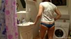Pissing scene