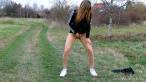 Pissing scene