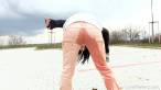 Peach pants
