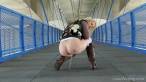 Pissing scene