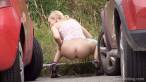 Pissing scene
