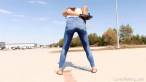 Clumsy girl