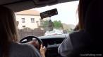 Moving car