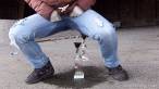 Filling the bottles