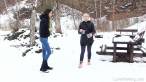 Flood in the snow
