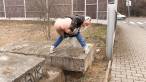 Pissing scene