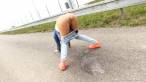 Pissing scene