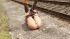 Pissing scene