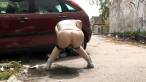 Pissing scene