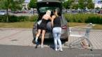 Parking lot accident