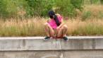 Pissing scene