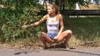 Pissing scene