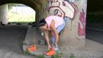 Pissing scene