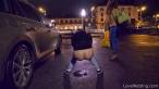Pissing scene