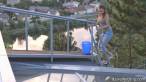 Washing the windows