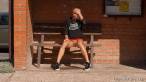 Pissing scene