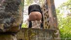 Pissing scene