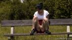 Pissing scene