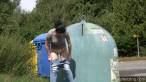 Pissing scene