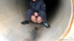 Pissing scene