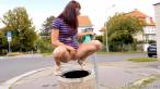 Pissing scene