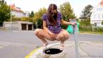 Pissing scene