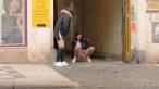 Pissing scene