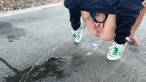 Pissing scene