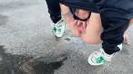 Pissing scene