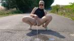 Pissing scene