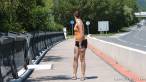 A very public wetting