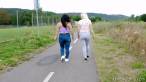 A cycle path