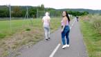 A cycle path
