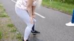 A cycle path