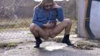 Pissing scene